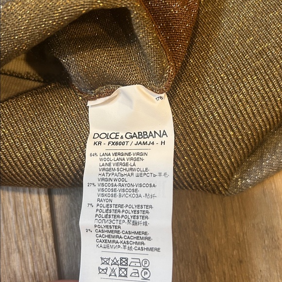 NEW! Dolce & Gabbana Intarsia Knit Vest Size IT 36 - Picture 10 of 10